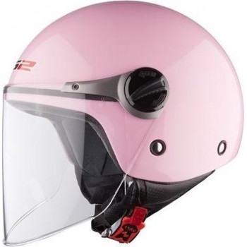 LS2 kinderjethelm OF575 Wuby Junior glans roze