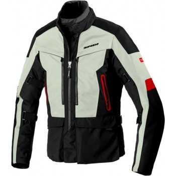 Spidi Voyager 4 Black Grey Textile Motorcycle Jacket L