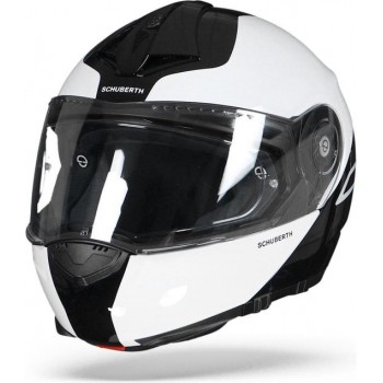 Schuberth C3 Pro Split Wit Systeemhelm - Motorhelm - Maat XXL