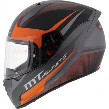 HELM MT STINGER DIVIDED ORANJE M Scooter & Motor