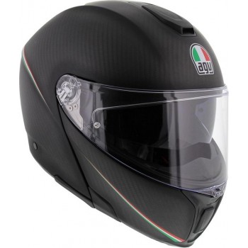 Agv Sportmodularore Mat Carbon Systeemhelm - Motorhelm - Maat S