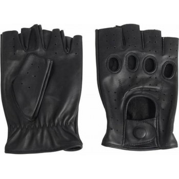 Swift racing vingerloze, auto handschoenen | mannen / vrouwen | zwart leer | maat XL