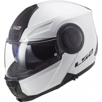 LS2 Systeemhelm FF902 Scope Single Mono glans wit