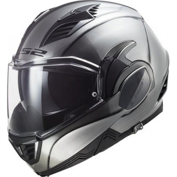LS2 FF900 Valiant II systeemhelm Jeans glans titanium