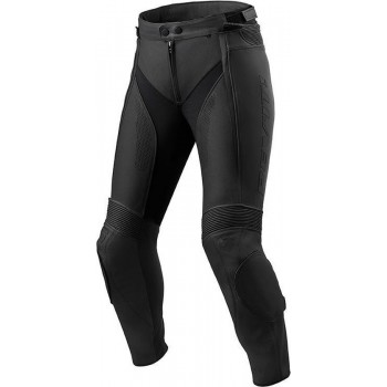 REV'IT! Xena 3 Lady Black Leather Motorcycle Pants 34