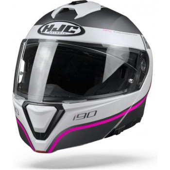 HJC I90 DAVAN Grijs Systeemhelm - Motorhelm  - Maat S