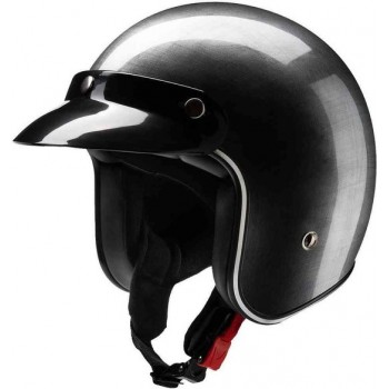 Redbike RB-759 retro jethelm scratched | Donker Grijs | Maar XL