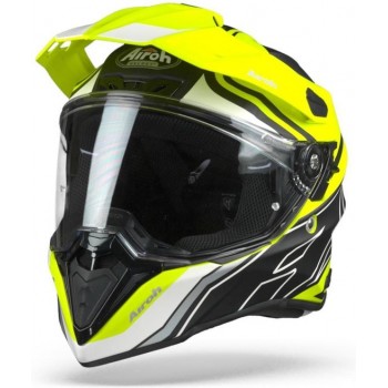 Airoh Commander Duo Geel Mat Integraalhelm - Motorhelm - Maat M
