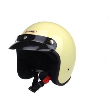 Redbike RB-710 retro jethelm ivoor wit maat XL