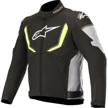 Alpinestars T-GP R V2 WP Jas zwart/grijs/flu geel