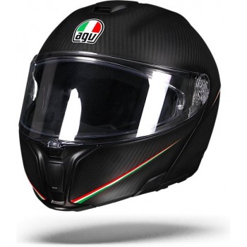 Agv Sportmodularore Mat Carbon Systeemhelm - Motorhelm - Maat M