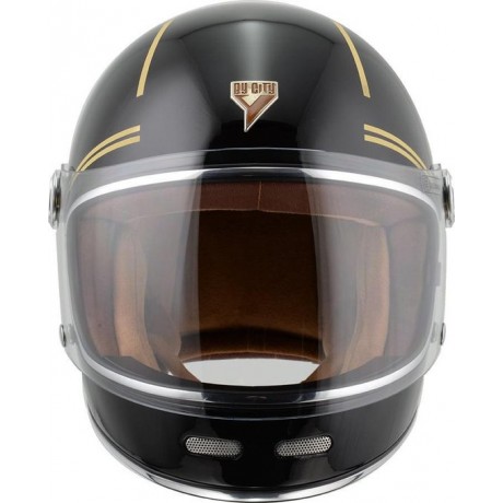 Motorhelm Roadster gold black