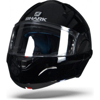 Shark Evo-One 2 Blank Zwart Blk Systeemhelm - Motorhelm - Maat M