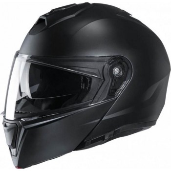 HJC I90 MAT Zwart Systeemhelm - Motorhelm  - Maat L