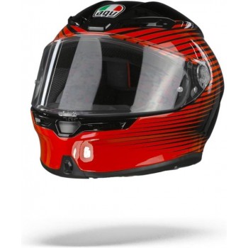 AGV K6 MAX VISION RUSH ZWART ROOD INTEGRAALHELM ML