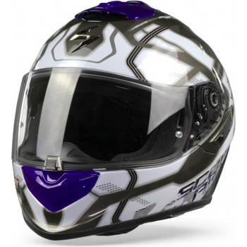 Scorpion EXO-1400 AIR SPATIUM Wit Integraalhelm - Motorhelm - Maat S