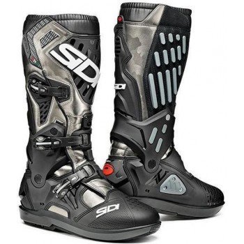 Sidi Atojo SRS Lead Grey Black Motorcycle Boots 43
