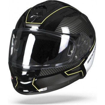 SCORPION EXO-510 AIR FRAME ZWART NEON GEEL WIT INTEGRAALHELM L