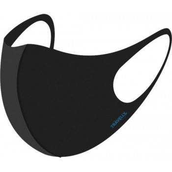 TRAVELLY® Mondkapje – Niet Medisch – Wasbaar - Herbruikbaar – Mondmasker – 5 stuks – Universeel – Zwart – Gezichtsmasker