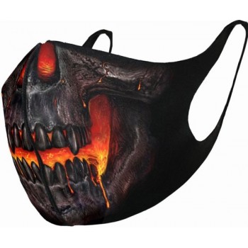 Spiral Direct Masker SKULL LAVA Mondkapje Zwart