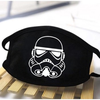 Wasbaar mondkapje Starwars print ‘Stormtrooper White’