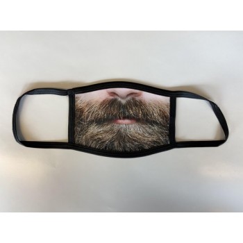 Mondkapje man met baard wasbaar