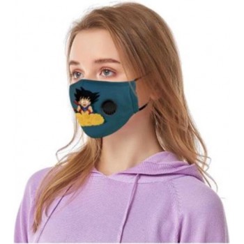 Anime Mondkapje - Wasbaar Mondmasker Japan - Blauw