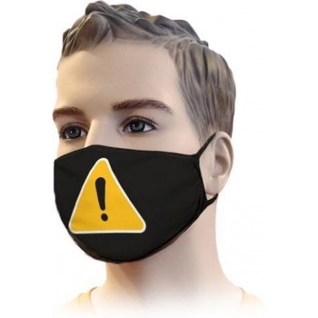 mondmasker - streetwear filter cartridge F7 norm EU PN-EN 779 - attention