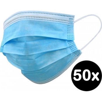 LUQ® Mondkapje Wegwerp Mondkapjes Mondmasker Niet Medisch - 50 Stuks