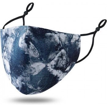 Mondkapje denim - wasbaar - herbruikbaar - Mondmasker - mondbescherming - spijkerstof 3- LunaLux