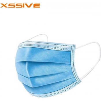 Xssive Mondmasker per 10 stuks in doos -  3 laags - Niet Medisch