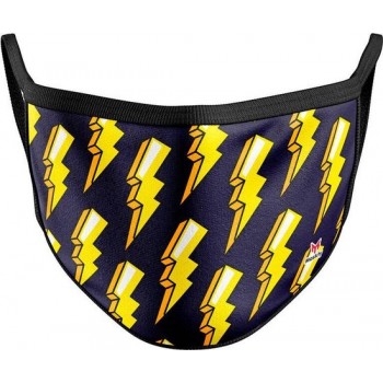Bliksem onweer mondkapje voor volwassenen - Wasbaar - Polyester
