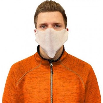 Mondmasker Nonwoven Basic Universeel Wit 1 stuk