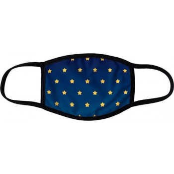 Mondkapje | wasbaar mondmasker | Sterren blauw | Leuke mondkapjes
