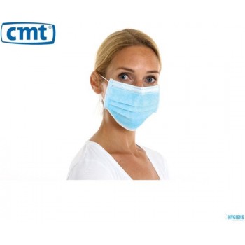 10 stuks CMT PP Non Woven Mondmasker 3-Laags Blauw - Mondkapjes