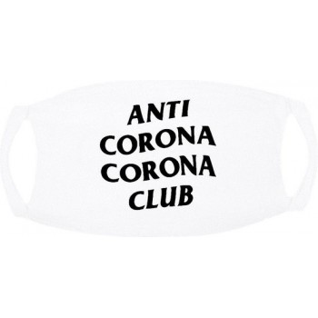 WIT MONDKAPJE ANTI CORONA CLUB