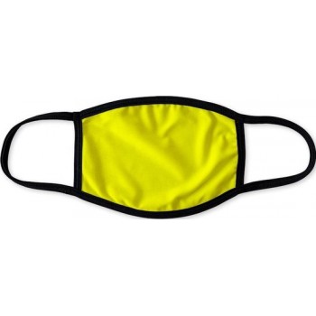 Mondkapje wasbaar | Mondmasker | Mondkapje met print | Kleur: Geel