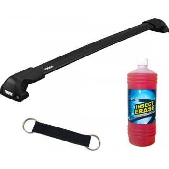 Thule dakdragers compleet voor VOLVO V60 CrossC. 19-heden  Wingbar Edge zwart - met geïntegreerde / gesloten dakrails