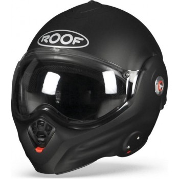 ROOF Desmo Mat Zwart Systeemhelm - Motorhelm - Maat XXL