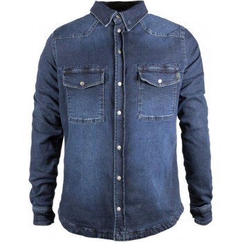 John Doe Motoshirt Dark Blue XTM Motorcycle Shirt S
