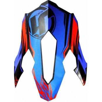 Just1 J12 Helmklep-Just1 J12 Dominator Blue/Red