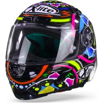 X-Lite X-803 RS Ultra Carbon 23 Davies Carbon Black Pink Blue Red Full Face Helmet XL