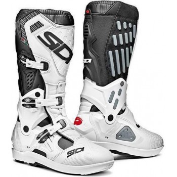 Sidi Atojo SRS Black White Motorcycle Boots 45
