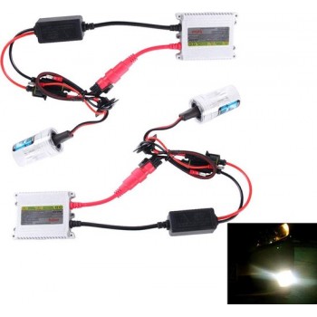 DC12V 35W 2x H1 HID Slanke Xenonlamp, High Intensity Discharge-lamp, Kleurtemperatuur: 4300K
