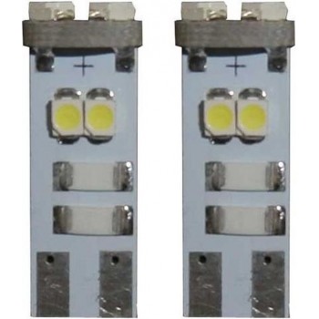 8 SMD Canbus LED Binnenverlichting W5W T10 - Wit