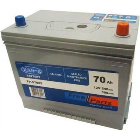 KAR-S ACCU 70 AH +R I Japanse Accu I Auto accu