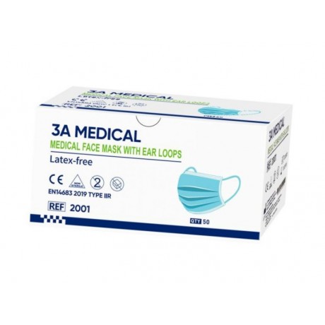 Mondkapjes type IIR – 50 stuks ( tijdelijk ( aanbidding )